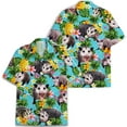 thumbnail image 2 of Funny Tropical Opossum Hawaiian Shirts for Men Casual Opossum Womens Hawaiian Shirt for Men Hawaiian Shirts Short Sleeve, 2 of 7