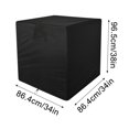 thumbnail image 4 of SMihono Closet Organizers and Storage for Clothes Air Conditioner Cover For Outside, AC Unit Covers Durable Waterproof Windproof And Snowproof Design Storage Trunks and Bag, 4 of 4