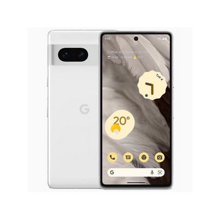 Google Pixel 7 DUAL SIM 256GB ROM + 8GB RAM (GSM | CDMA) Factory Unlocked 5G Smartphone (Snow) - International Version