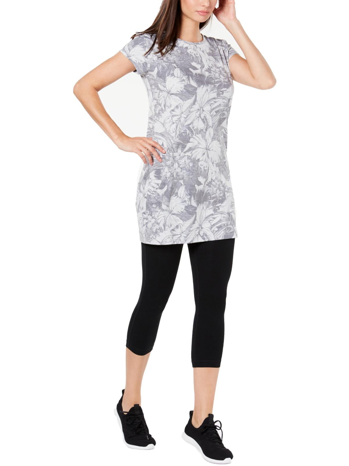 Ideology Women's Long Sleeve Tunic Lilac Size 2 Extra Large