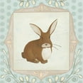 thumbnail image 2 of Vess, June Erica 12x12 Black Ornate Wood Framed with Double Matting Museum Art Print Titled - Forest Cameo IV, 2 of 4
