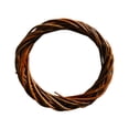 thumbnail image 2 of Corona de ratán para hacer tú mismo Manualidades para hacer tú mismo Suministros para hacer coronas para hacer tú mismo Corona para puerta de entrada Café, 2 of 8