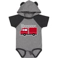 thumbnail image 3 of Inktastic Red Firefighter Fire Truck Boys or Girls Baby Bodysuit, 3 of 5