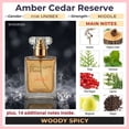 thumbnail image 2 of Seamless Hold Amber Cedar Reserve Cedar Cypress Benzoin Perfume for Women and Men Parfum | Inspired Luxury Fragrance | Long-Lasting Scent - 1 oz (30 ml), 2 of 6