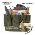 thumbnail image 2 of Ferry Morse Garden Tool Bag, 8 Pockets Gardening Bag, Heavy Duty Tote Caddy, 2 of 8
