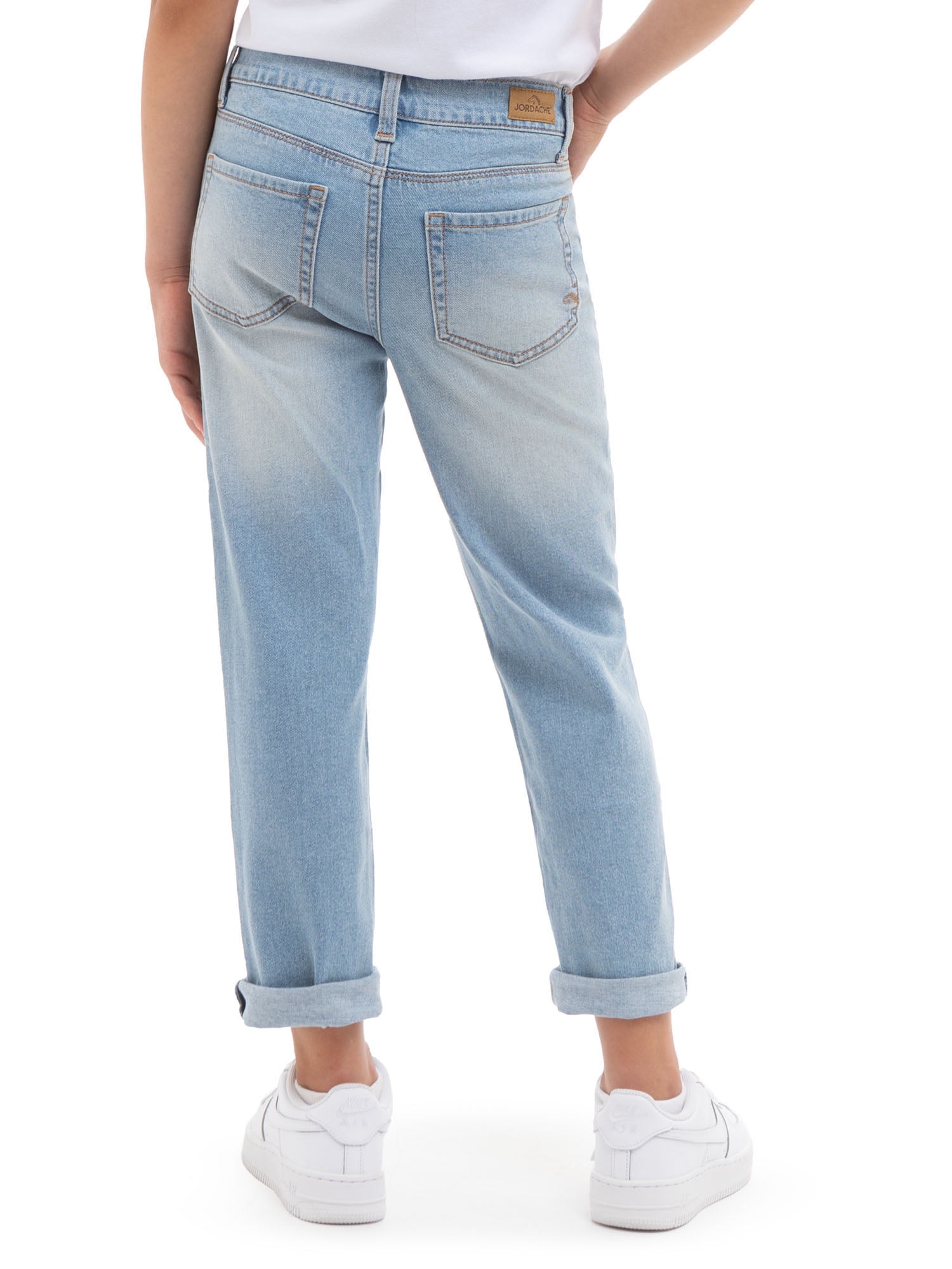 Jordache Girls High Rise Girlfriend Jean, Sizes 5-18