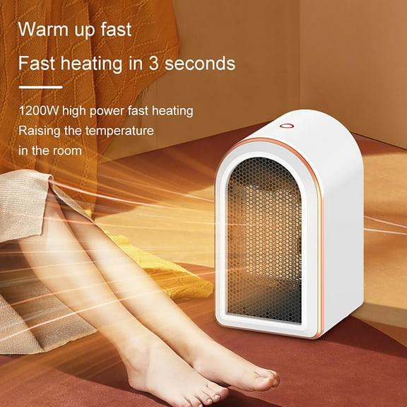 StSilkitty Space Heater 1200W Portable Space Heaters for Indoor Use 3 Seconds Fast Heat for Home Office Workspace,White