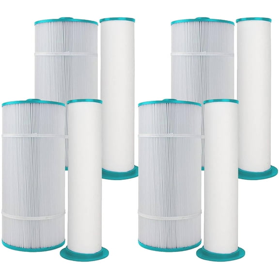 Hurricane 4 Pack HFCOMB-01 Advanced Spa Filter Cartridge Inner/Outer Filter Set