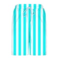 thumbnail image 5 of LMOIPLI Men's Swim Trunks Plus Size 2 in 1 Compression Liner Striped Swimwear High Elastic Waist Vacation Drawstring Bathing Suit Light Blue XXL, 5 of 6