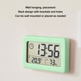 thumbnail image 4 of Reloj Digital LCD, Pantalla Grande Minimalista Verde, Despertador Digital Ruidoso, Detección De Luz Nocturna, Decorativo Para Dormitorio, 4 of 7