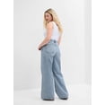 thumbnail image 4 of Jeans GAP tiro alto pierna ancha lavado claro largo 28, 4 of 4