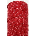 thumbnail image 1 of Zhuge 218 yardas de cordón de algodón de macramé trenzado de 1,5 mm, alambre dorado trenzado para tejer con hilo, hacer joyas, colgar plantas en la pared, decoración, rojo B, 1 of 2