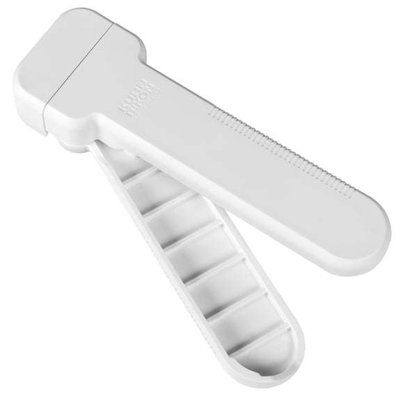 Kuhn Rikon Compact Jar Opener, Easy Grip Adjustable Lid Remover for All Jar Sizes, Ergonomic & Arthritis-Friendly