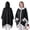 Black, variant on Wearable Heated Throw Blanket, Electric Heated Wrap Poncho Shawl with Pockets, 6 Heating Levels & 12 Auto Shut-Off, 50 x 65 Inch, Gift for Family, Machine Washable, Light Grey