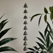 Weloille Metal Wind Chime 1 Piece, 1.57ft Long Decorative Chime, Clear Melody Bell Ornament, Rustproof Hanging Decor for Indoor, Patio, Courtyard, Garden Balcony Decoration