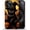 Halloween Magic Black Cat, variant on for iPhone 13/14 Case, Adopting a Mixed Double-Layer Protective Matte Shell Design, it is Fashionable and Beautiful, Retro Copper Flower.