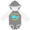 thumbnail image 3 of Inktastic My Gram Gram loves me- cute narwhal Boys or Girls Long Sleeve Baby Bodysuit, 3 of 5