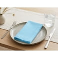 thumbnail image 4 of PurpleEssences Hemstitch Cloth Napkins Set of 10, 18x18 inches, Dinner Table Decorative - Aqua Blue, 4 of 6