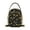 Cartoon Black Cats, variant on Crossbody Bags for Women Hobo Shoulder Handbags Quilted Purses with Chain Strap Irregular Triangle Circle