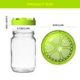 thumbnail image 3 of Less Than 5 Closure Bags & lids & Boxes Sprouting Jar Lids Growing Kit for Wide Mouth Mason Jar Indoor Germination Kit Sprouter Sprout Maker for Broccoli Radish Mix, 3 of 9