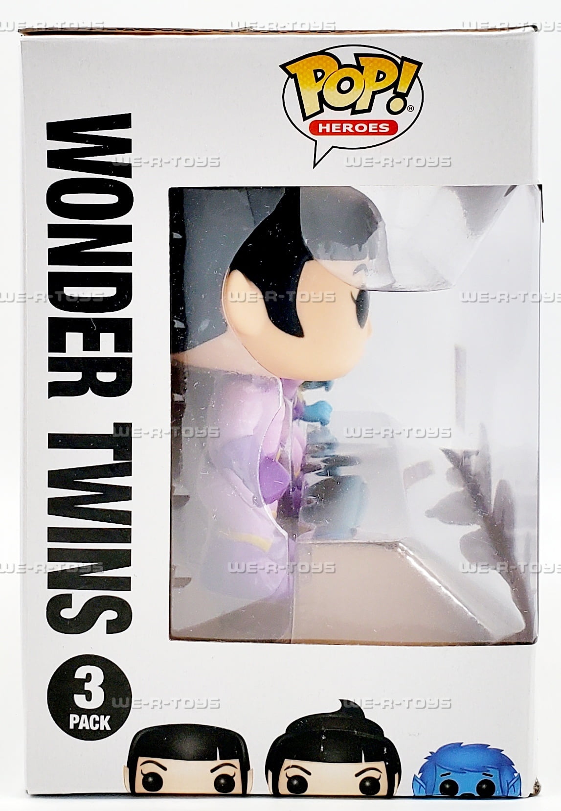 DC Super Hero Funko Pop! Heroes Wonder Twins 3-Pack Vinyl Figure