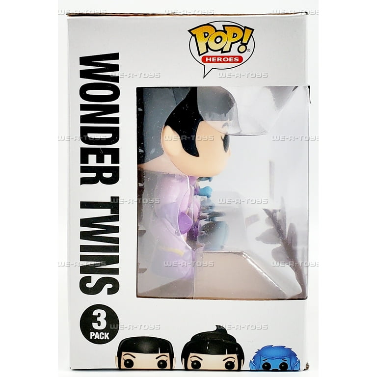 DC Super Hero Funko Pop! Heroes Wonder Twins 3-Pack Vinyl Figure