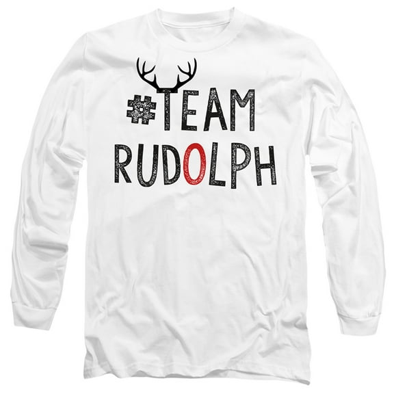 Christmas Team Rudolph Unisex Adult Long-Sleeve T Shirt