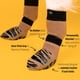 thumbnail image 3 of Calcetines para perro DOK TigerToes talla grande antideslizantes con agarre extra, 3 of 9