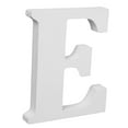 thumbnail image 2 of Cousin DIY 3" White Wood Letter E, 2 of 8