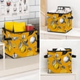 thumbnail image 7 of RATGDN Collapsible Fabric Cube Storage Bin with Double Handles for Living Room Bedroom Office Black - Lemon Juice Fruit, 7 of 7