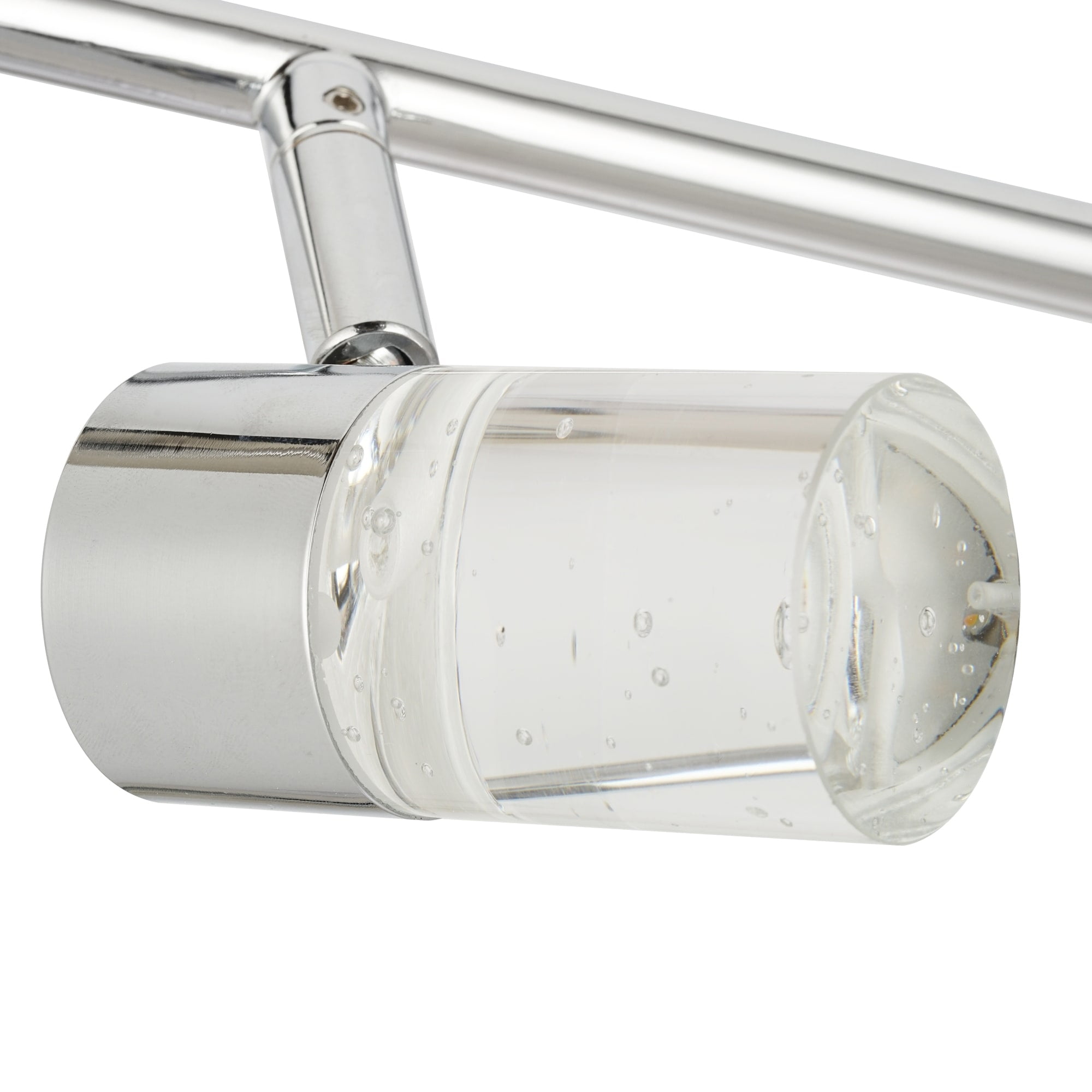 Catalina Lighting 21.5" 3-Light Fixed LED Track Bar with Bubble Glass Shades - 21.26x7.68x7.16