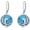 Owl 1, variant on 925 Sterling Silver Turquoise Exquisite Owl Dangle Earrings Boho Style Drop Earrings Jewelry Gifts for Women Mother