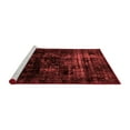 thumbnail image 2 of Ahgly Company Machine Washable Indoor Rectangle Abstract Red Modern Area Rugs, 2' x 5', 2 of 4