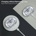 thumbnail image 6 of Fintie Clear Case for New Beats Studio Buds + (2023) / Beats Studio Buds 2021, Anti-Lost Shockproof Earbuds Protective Cover with Keychain Carabiner Support Wireless Charging, Crystal Clear, 6 of 7