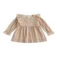 thumbnail image 1 of AMERTEER Robe en Dentelle pour Bébé Fille Manches Longues Robe Princesse Ligne A, 1 of 9