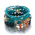 thumbnail image 2 of Bracelets Multicolor Stackable Bead Jewelry Set for Women and Men – Stretchable Layered Bracelet in Various, 2 of 7