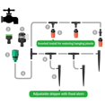 thumbnail image 2 of fastboy 50pcs Irrigation Drippers 13cm Adjustable Drip Emitters 360 Degree Water Drip Irrigation System Black, 2 of 6