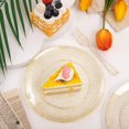 thumbnail image 6 of 200Pcs Clear Plastic Dessert Plates Disposable 6.3" with Plastic Forks 5" - Small Clear Plates-Dessert/Cake/Appetizer Plates for Birthday/Easter Party & Wedding - Serve for 100Guests, 6 of 8