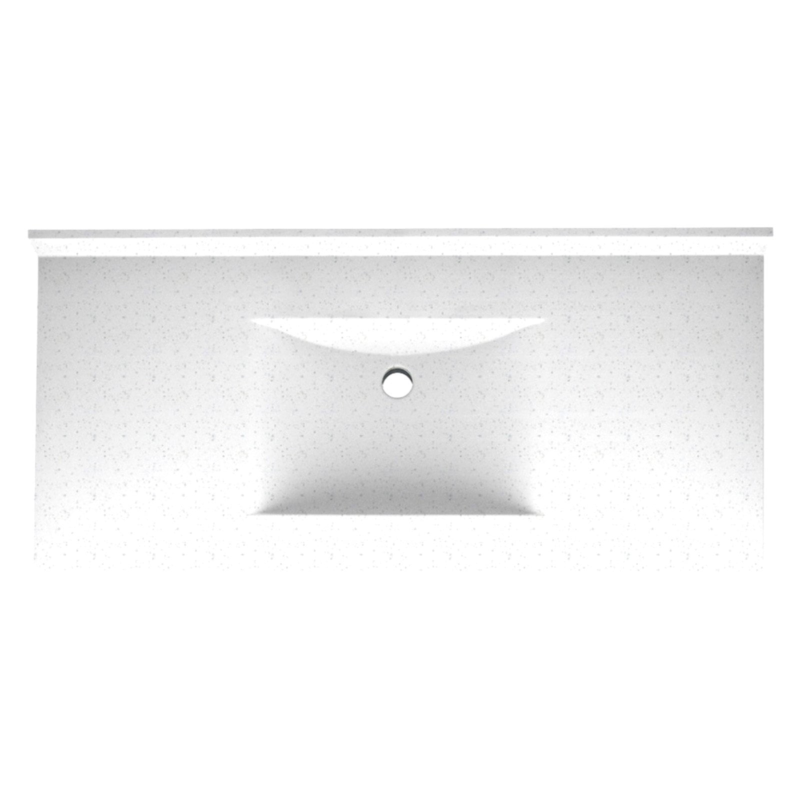Swanstone 43W x 22D in. Contour Solid Surface Vanity Top