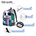thumbnail image 3 of Goofa The Nightmare Before Christmas Pattern Durable Canvas Daypack - High-Quality Vintage Backpack, Compact & Versatile for Travel and Everyday Use-Small, 3 of 5