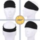 thumbnail image 4 of Diademas deportivas para hombres, diadema de entrenamiento que absorbe la humedad, correr, ciclismo, baloncesto, yoga, fútbol, ​​diadema unisex 4 piezas, 4 of 5