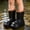 Black, variant on Boys Rain Boots Waterproof, No Slip Mid-Calf EVA Lightweight Rain Shoes Pink Size 8.5 Toddler