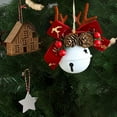 thumbnail image 4 of DefiDgd Christmas Antler Bow Bells Hanging Ornament,Christmas Tree Topper Xmas Bell Pendant Decorative,Holiday Tree,Kitchen,Door,Wall,Wreath Hanging Ornament,Party Decoration(D), 4 of 6