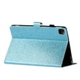 thumbnail image 6 of Dteck Bling Case For Apple iPad Pro 11 inch 2020 Model, Glitter PU Leather Folding Stand Folio Smart Shell Folio Case For iPad A2228/A2068/A2230/A2231, Blue, 6 of 8