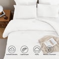 thumbnail image 4 of ANGENIA Queen Comforter Set White - 7 Pieces Bed in a Bag Boho Bedding Comforter Sets for Queen Size Bed, All Season Soft Fluffy Tufted Bed Set with Comforter, Sheets, Pillowcases & Shams, 4 of 7