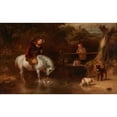 thumbnail image 3 of James Ward 14x11 Black Modern Framed Museum Art Print Titled - Confrontation at the Crossing (&nbsp;1833), 3 of 5