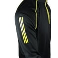 thumbnail image 3 of The Weather Apparel 58043-196-LG Men Solid Activewear Long Sleeve Jersey, Black & Yellow - Large, 3 of 3