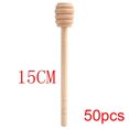 thumbnail image 1 of Ounissouiy Barra agitadora de miel de alta calidad, tarro con asa para mezclar, cuchara práctica, 50 Uds., cucharón de madera, palo largo para Cocina y Comedor No.04, 1 of 5