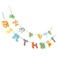 thumbnail image 3 of Happy Birthday Banner Natural Wood Pulp Cute Animal Pattern For Birthday Party Decorations, 3 of 8