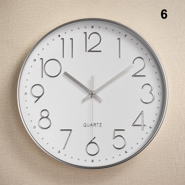 CAROOTU Quartz Wall Clock Plastic Fashion Design Clocks For Home Decor Living Room